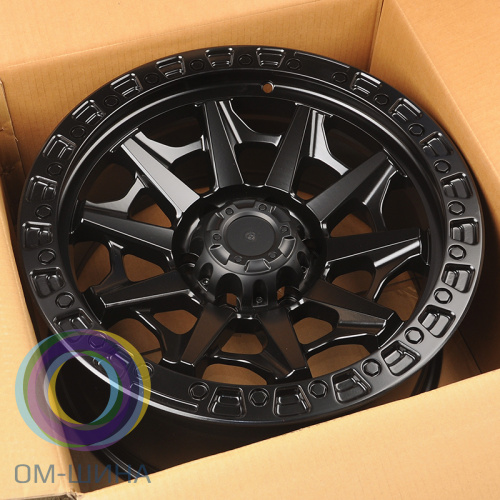 Anzoo JT127-8 9.0x18/6x135 D87.1 ET0 Matt Black