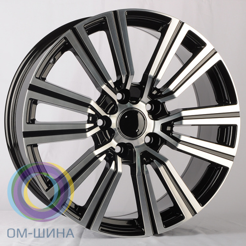 RGW Wheels LXH027 9.0x22/5x150 D110.1 ET45 Gloss Black Machine Face (Пресс-шайба)