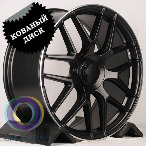 IWheel CR02009 10.0x22/5x130 D84.1 ET33 Matte Black Machined Lip (в круг)