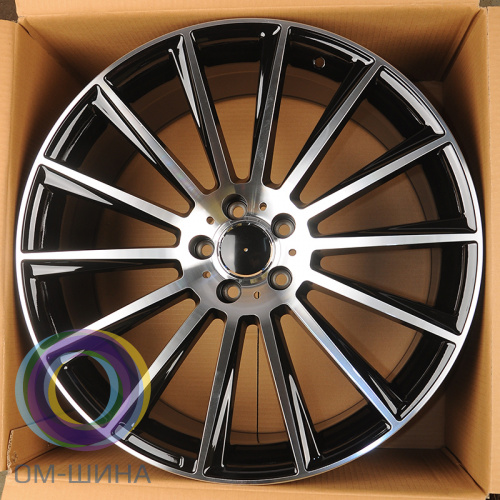 HMD 7012 10x21/5x112 D66.6 ET46 Black Machine Face (в круг)