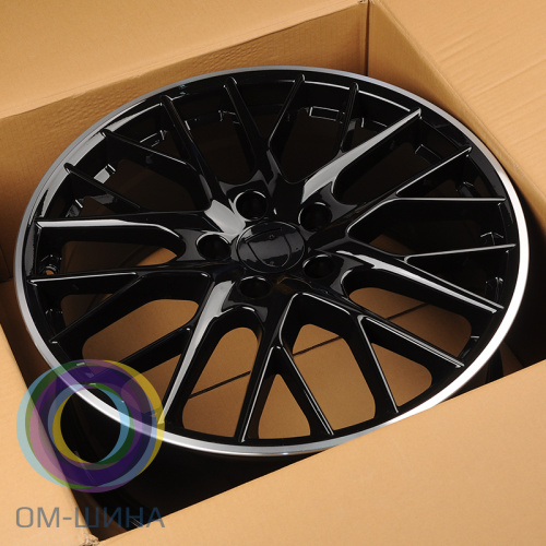 Anzoo H3083F 11.5x21/5x130 D71.6 ET69 Black Machine Lip (задняя ось)