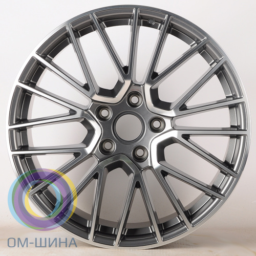 Anzoo H704F 10.5x20/5x130 D71.6 ET64 Gunmetal Machine Face (задняя ось)