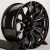 Anzoo JT227-7 9.0x17/6x139.7 D110.1 ET0 Black Milling