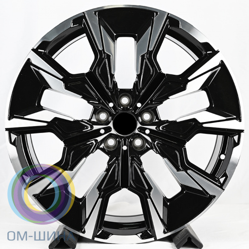 IWheel CR03082 8.5x20/5x112 D66.56 ET25 Black Machined Face (передняя ось)
