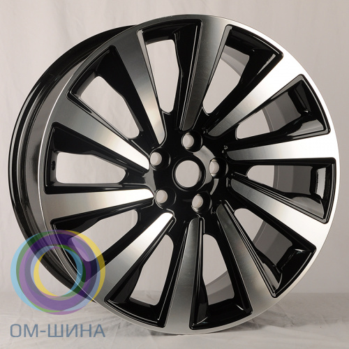 iWheel B382 10.0x22/5x120 D72.6 ET40 Black Machined Face (конус)