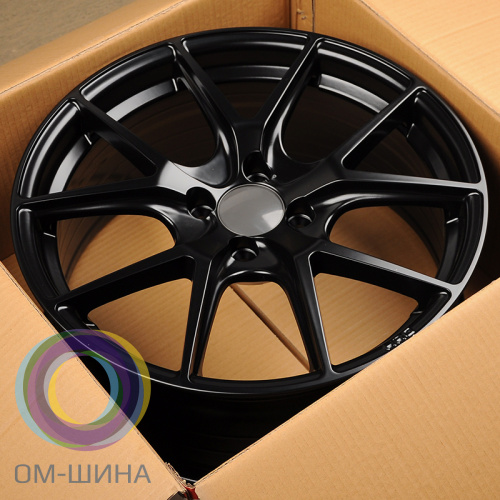HMD 502 7.5x17/5x100 D73.1 ET40 Matt Black