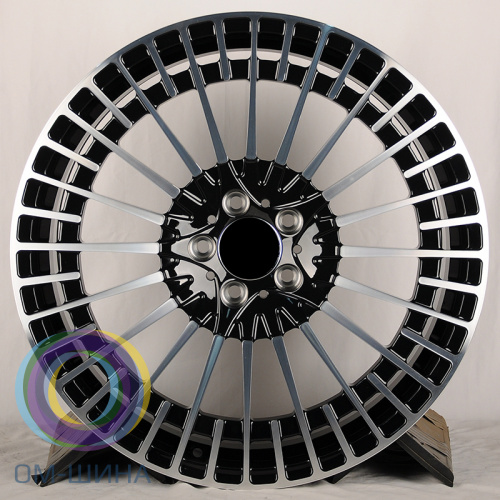 IWheel CR100 9.0x20/5x112 D66.56 ET34 Black Machined Face (передняя ось)