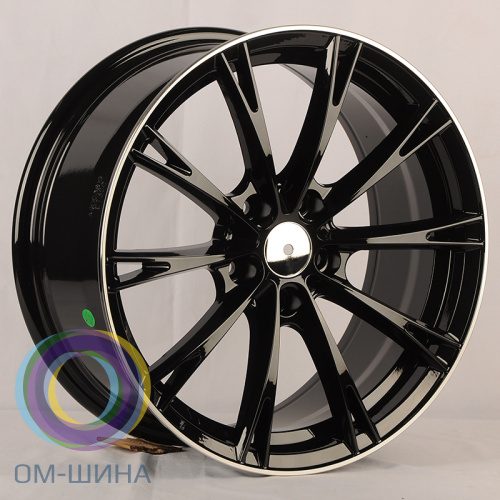 Anzoo FBX006-7 7.5x17/5x112 D66.5 ET35 Black Machine Lip