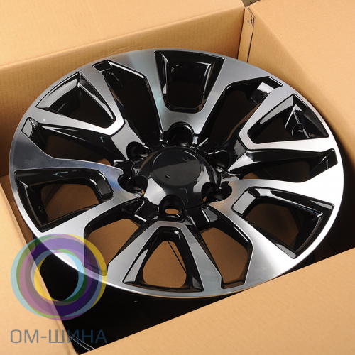 Anzoo H887D 8.0x18/6x139.7 D106.1 ET25 Black Machine Face