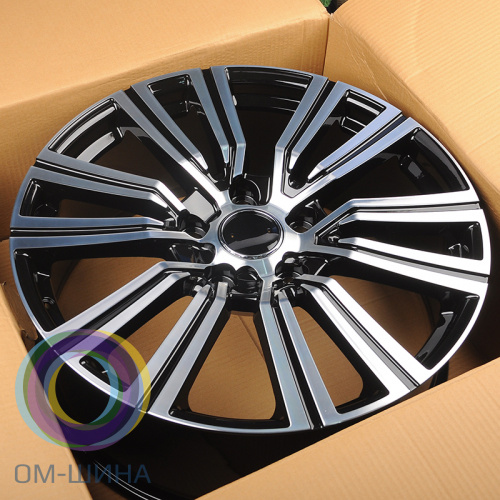 RGW Wheels LXH027 9.0x22/5x150 D110.1 ET45 Gloss Black Machine Face (Пресс-шайба)