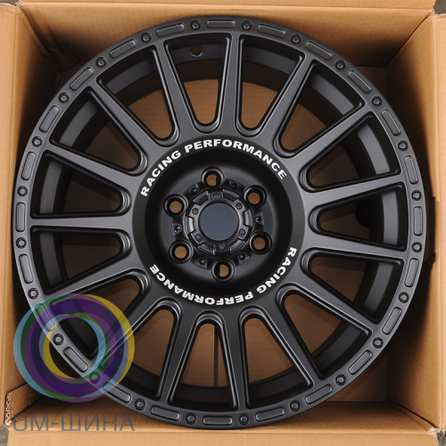 Anzoo JT026-7 9.0x17/6x114.3 D66.1 ET5 Matt Black+Text