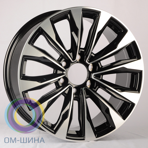 Anzoo H954D 8.5x20/6x139.7 D106.1 ET25 Black Machine Face