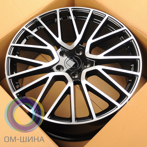 IWheel IV-704 11.0x22/5x130 D71.6 ET61 Black Machine Face (задняя ось)
