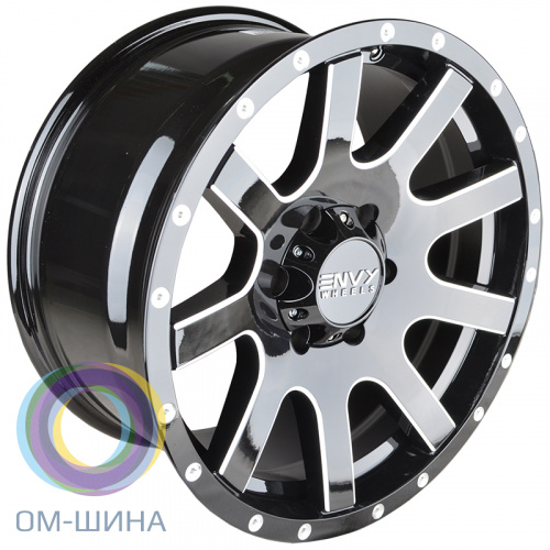 Ivision Wheel NW9002B 9.0x18/6x135 D87.1 ET18 Gloss Black / Side Mill