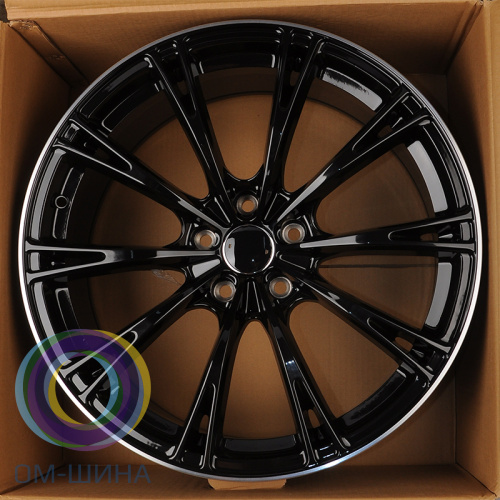 HMD 8003 8.5x19/5x112 D66.5 ET35 Gloss Black Lip Polish