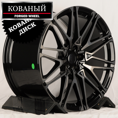 RGW Wheels RGW495 10.5x22/5x112 D66.56 ET35 Black Machine+Black Coating (задняя ось)