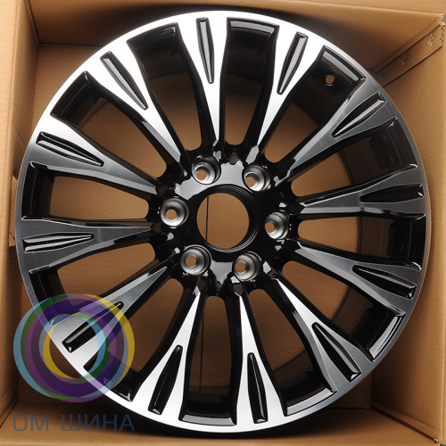 Anzoo H026D 8.5x20/6x139.7 D78.1 ET35 Black Machine Face