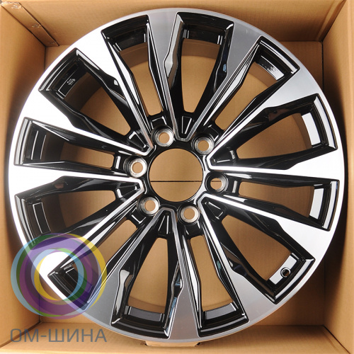 Anzoo H954D 8.5x20/6x139.7 D106.1 ET25 Black Machine Face