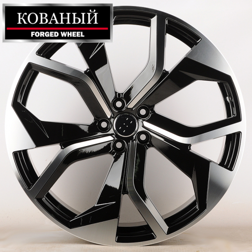IWheel CR5521 10.0x22/5x112 D66.45 ET20 Black Machined Face 