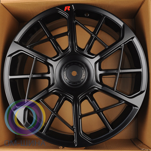 Anzoo H3165F 9.5x22/5x108 D63.4 ET48 Matt Black+Red R