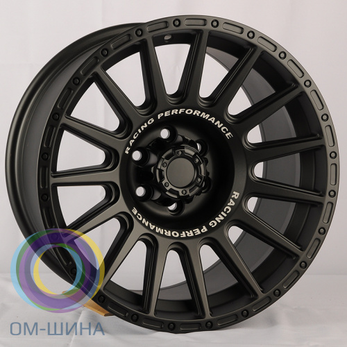 Anzoo JT026-7 9.0x17/6x114.3 D66.1 ET5 Matt Black+Text