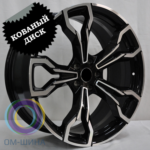 IWheel CR129 9.5x20/5x112 D66.56 ET38 Black Machined Face (задняя ось)