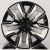 HMD 1325 9.0x21/5x112 D66.6 ET24 Matt Black Polish With Insert (передняя ось) HMD 1325 9.0x21/5x112 D66.6 ET24 Matt Black Polish With Insert (передняя ось)