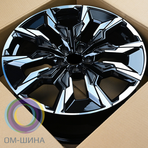 IWheel CR03082 8.5x20/5x112 D66.56 ET25 Black Machined Face (передняя ось)