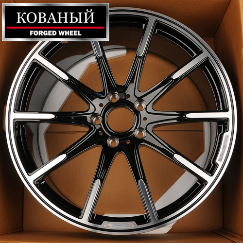 RGW Wheels RGW485 10.0x22/5x130 D84.1 ET30 Gloss Black Machine Face (в круг)