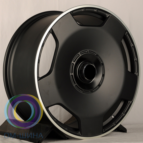 IWheel CR02066 10.0x22/5x130 D84.1 ET30 Matte Black Machined Lip (в круг)