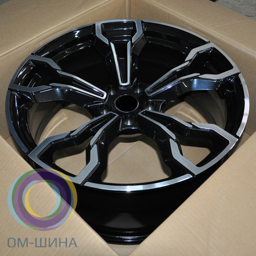 IWheel CR129 9.5x20/5x112 D66.56 ET38 Black Machined Face (задняя ось)