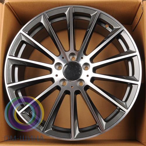 Anzoo H3061F 9.5x19/5x112 D66.5 ET43 Gunmetal Machine Face (задняя ось)