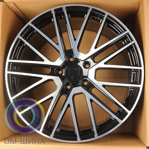 Anzoo H3084F 11.5x21/5x130 D71.6 ET69 Black Machined Face (задняя ось)