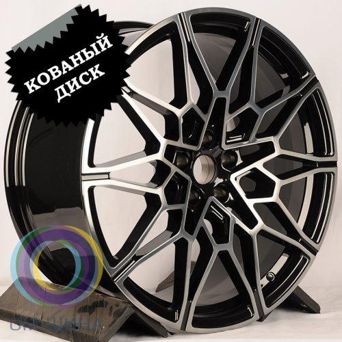IWheel CR03053 9.5x19/5x112 D66.56 ET38 Glossy Black with Transparent Black face (задняя ось)