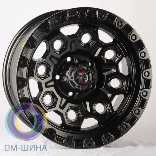 IWheel JT178-7 9.0x17/5x114.3 D73.1 ET0 Matt Black