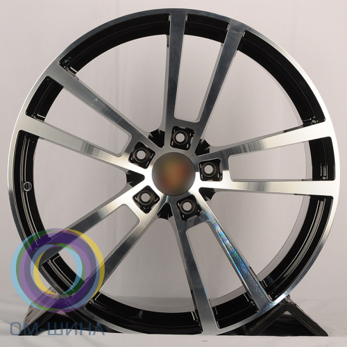 Anzoo AFX5698 11.0x21/5x130 D71.56 ET58 Glossy Black Machine Face (задняя ось)