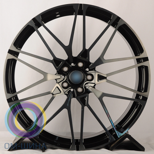 Anzoo AF5221 10.5x21/5x112 D66.56 ET40 Glossy Black Surface+Transparent Black (задняя ось)