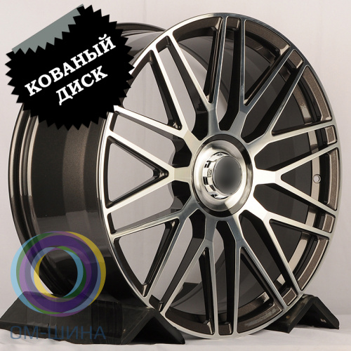 Anzoo AF5570 11.0x22/5x112 D66.56 ET47 Gunmetal Machine Face (задняя ось)