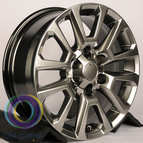 Anzoo H843F 7.5x17/6x139.7 D106.1 ET25 Hyper Black (Пресс-шайба)
