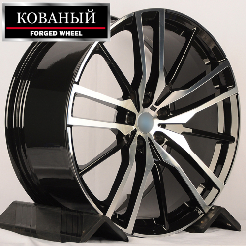 RGW Wheels RGW476 10.5x22/5x112 D66.56 ET35 Gloss Black Machine Face (задняя ось)