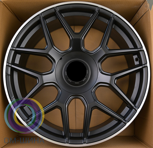 Anzoo JT092-22 10.0x22/5x130 D84.1 ET36 Satin Black Machined Lip (в круг)