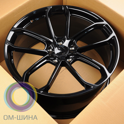 Anzoo ALC592 10.0x22/5x130 D71.56 ET48 Glossy Black (передняя ось)