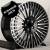 IWheel CR100 9.0x20/5x112 D66.56 ET34 Black Machined Face (передняя ось)