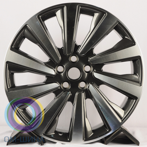 HMD 947D 9.5x22/5x120 D72.6 ET40 Gun Grey Machined Face
